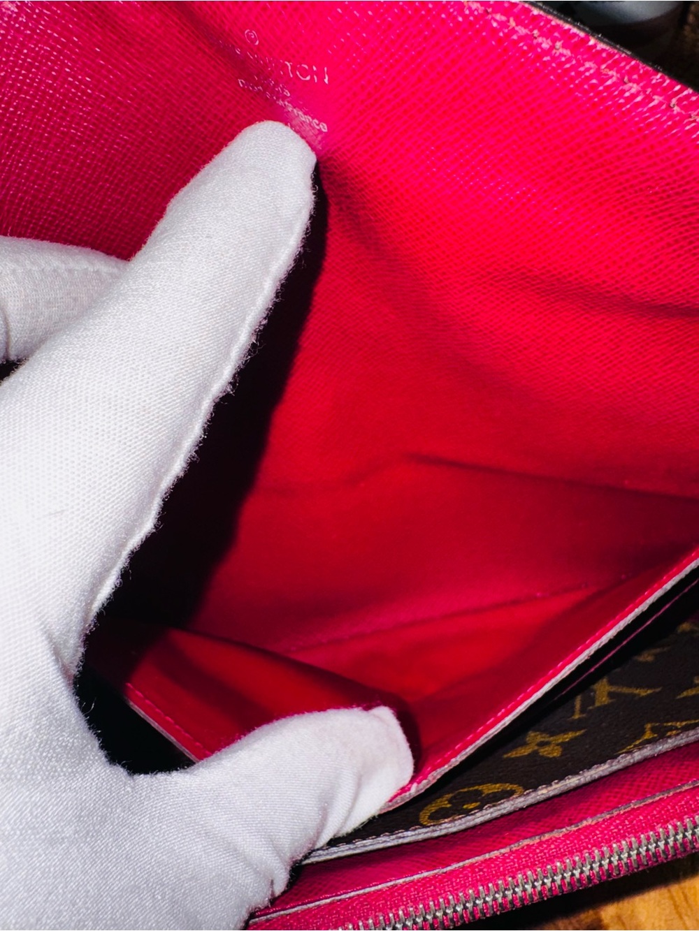 Louis Vuitton Marie-Rose Wallet Monogram Canvas and Epi Leather broken closure - Picture 9 of 15